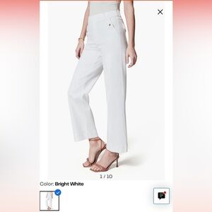 Spanx Stretch Twill Wide Leg Crop Pants